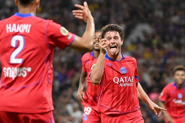 Toulouse FC v Paris Saint-Germain - Ligue 1 McDonald s 2025 2026 87 Joao NEVES (psg) during the Ligue 1 McDonald s match between Toulouse and Paris at Stadium de Toulouse on August 30, 2025 in Toulouse, France. Toulouse France  Copyright: xFEPx 776348117