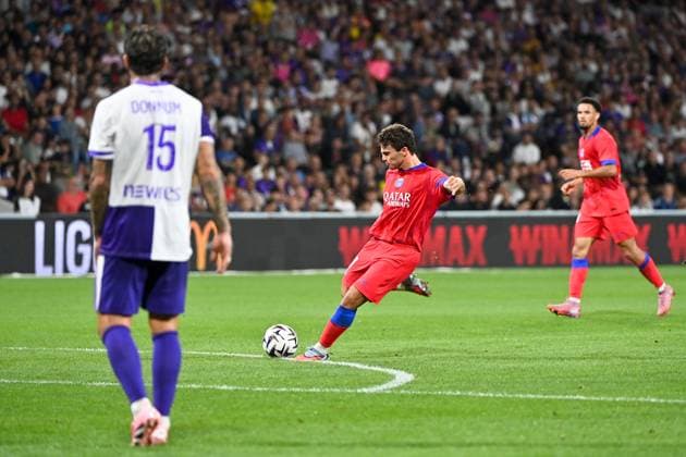 Toulouse FC v Paris Saint-Germain - Ligue 1 McDonald s 2025 2026 87 Joao NEVES (psg) during the Ligue 1 McDonald s match between Toulouse and Paris at Stadium de Toulouse on August 30, 2025 in Toulouse, France. Toulouse France  Copyright: xFEPx 776348117