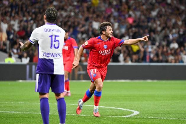 Toulouse FC v Paris Saint-Germain - Ligue 1 McDonald s 2025 2026 87 Joao NEVES (psg) during the Ligue 1 McDonald s match between Toulouse and Paris at Stadium de Toulouse on August 30, 2025 in Toulouse, France. Toulouse France  Copyright: xFEPx 776348117