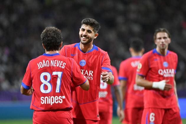 Toulouse FC v Paris Saint-Germain - Ligue 1 McDonald s 2025 2026 04 Lucas BERALDO (psg) during the Ligue 1 McDonald s match between Toulouse and Paris at Stadium de Toulouse on August 30, 2025 in Toulouse, France. Toulouse France  Copyright: xFEPx 776348117
