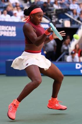 August 30, 2025, New York City, New York, United States: COCO GAUFF of USA during the match against M. Frech in the third round of US Open 2025 at the USTA Billie Jean King National Tennis Center. Queens, New York City. Gauff won 6:3, 6:1. New York City United States - ZUMAc278 20250830_zsp_c278_009 Copyright: xMarcinxCholewinskix