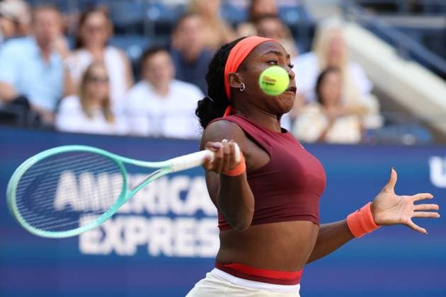 August 30, 2025, New York City, New York, United States: COCO GAUFF of USA during the match against M. Frech in the third round of US Open 2025 at the USTA Billie Jean King National Tennis Center. Queens, New York City. Gauff won 6:3, 6:1. New York City United States - ZUMAc278 20250830_zsp_c278_007 Copyright: xMarcinxCholewinskix