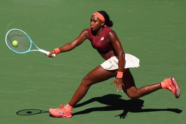 August 30, 2025, New York City, New York, United States: COCO GAUFF of USA during the match against M. Frech in the third round of US Open 2025 at the USTA Billie Jean King National Tennis Center. Queens, New York City. Gauff won 6:3, 6:1. New York City United States - ZUMAc278 20250830_zsp_c278_012 Copyright: xMarcinxCholewinskix