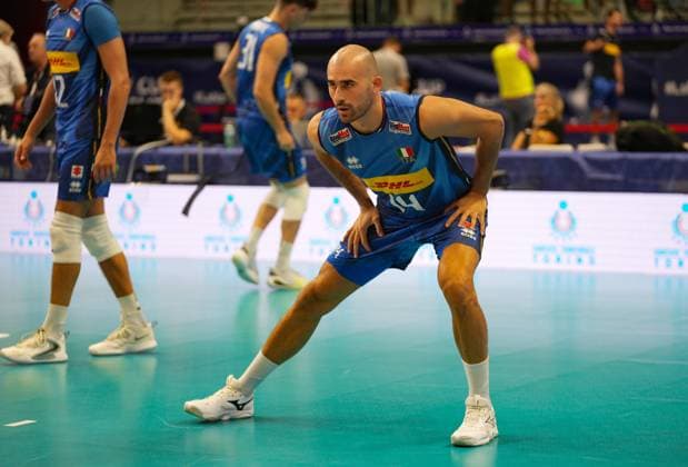 Galassi Gianluca (ITA) in action during 2025 FIPAV Cup Men - Italy vs Germany, International volleyball match in Turin, Italy, August 30 2025  Copyright: xSilvanoxMarcoxCesario IPAxSportx xipa-agency.netx xx IPA_63694622 IPA_Agency_IPA63694622