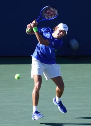 2025 US Open Tennis Championships, Day Seven, Billy Jean-King Tennis Centre, Flushing Meadows, New York, USA, 30 08 2025 Alex de Minaur (AUS) in action during his third round match against Daniel Altmaier (GER) in the 2025 US Open at Flushing Meadows New York Billy Jean King Tennis Centre, Flushing Meadows New York USA Copyright: xMarkxGreenwoodx