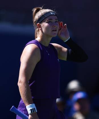 2025 US Open Tennis Championships, Day Seven, Billy Jean-King Tennis Centre, Flushing Meadows, New York, USA, 30 08 2025 Karolina Muchova (CZE) in action during her third round match against Linda Noskova (CZE) in the 2025 US Open at Flushing Meadows New York Billy Jean King Tennis Centre, Flushing Meadows New York USA Copyright: xMarkxGreenwoodx