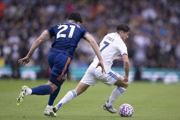 LEEDS, ENGLAND - AUGUST 30: Daniel James of Leeds United during a Premier League 2025 26 match between Leeds United and Newcastle United at Elland Road on August 30, 2025 in Leeds, England. (Photo by Richard Callis Sports Press Photo) Copyright: xRichardxCallis SPPx Sportspressphoto_SPR18627