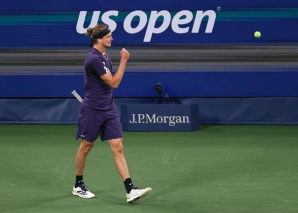 Alexander Zverev (GER), US Open Championships 2023, USTA Billie Jean King National Tennis Center, Flushing Meadows, New York, USA . Copyright: xJuergenxHasenkopfx