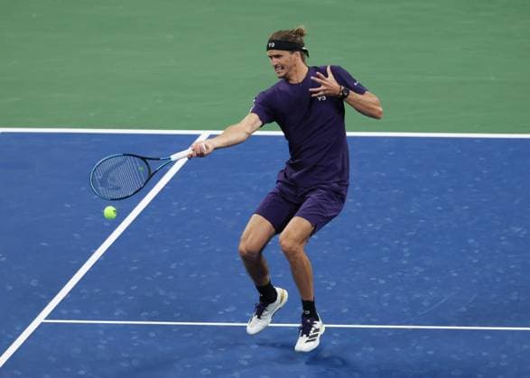 Alexander Zverev (GER), US Open Championships 2023, USTA Billie Jean King National Tennis Center, Flushing Meadows, New York, USA . Copyright: xJuergenxHasenkopfx