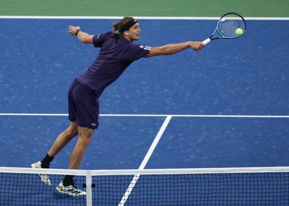 Alexander Zverev (GER), US Open Championships 2023, USTA Billie Jean King National Tennis Center, Flushing Meadows, New York, USA . Copyright: xJuergenxHasenkopfx