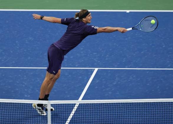 Alexander Zverev (GER), US Open Championships 2023, USTA Billie Jean King National Tennis Center, Flushing Meadows, New York, USA . Copyright: xJuergenxHasenkopfx
