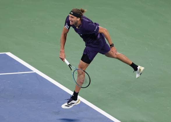 Alexander Zverev (GER), US Open Championships 2023, USTA Billie Jean King National Tennis Center, Flushing Meadows, New York, USA . Copyright: xJuergenxHasenkopfx