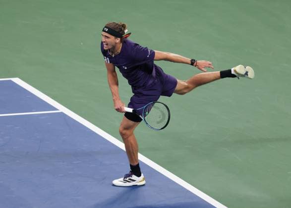 Alexander Zverev (GER), US Open Championships 2023, USTA Billie Jean King National Tennis Center, Flushing Meadows, New York, USA . Copyright: xJuergenxHasenkopfx