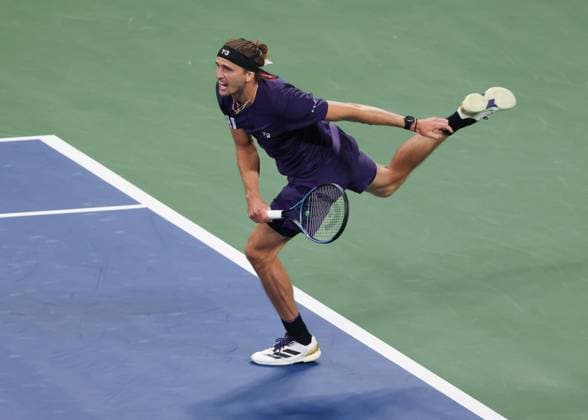 Alexander Zverev (GER), US Open Championships 2023, USTA Billie Jean King National Tennis Center, Flushing Meadows, New York, USA . Copyright: xJuergenxHasenkopfx