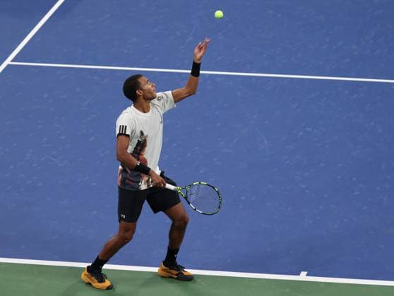 Felix Auger-Aliassime (CAN), US Open Championships 2023, USTA Billie Jean King National Tennis Center, Flushing Meadows, New York, USA . Copyright: xJuergenxHasenkopfx