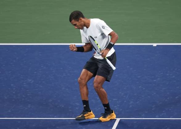 Felix Auger-Aliassime (CAN), US Open Championships 2023, USTA Billie Jean King National Tennis Center, Flushing Meadows, New York, USA . Copyright: xJuergenxHasenkopfx