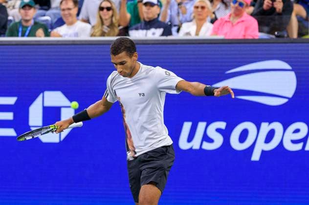 August 30, 2025, Flushing Meadows, New York, USA: Felix Auger-Aliassime celebrates after winning his match against Alexander Zverev on Day 7 of the 2025 US Open at USTA Billie Jean King National Tennis Center on Saturday August 30, 2025 in the Flushing neighborhood of the Queens borough of New York City. JAVIER ROJAS PI Flushing Meadows USA - ZUMAp124 20250830_zaa_p124_151 Copyright: xJavierxRojasx