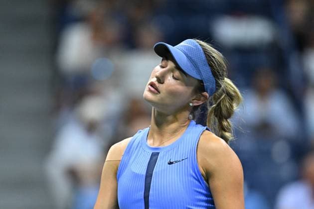 US Open - Third Round Anna Kalinskaya (RUS) during her third round match at the 2025 US Open at Billie Jean National Tennis Center in New York City, NY, USA, on August 30, 2025. Photo by Corinne Dubreuil ABACAPRESS.COM New York City United States  Copyright: xDubreuilxCorinne ABACAx
