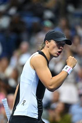 US Open - Third Round Iga Swiatek (POL) during her third round match at the 2025 US Open at Billie Jean National Tennis Center in New York City, NY, USA, on August 30, 2025. Photo by Corinne Dubreuil ABACAPRESS.COM New York City United States  Copyright: xDubreuilxCorinne ABACAx