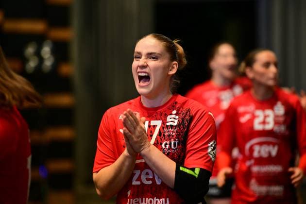 Handball I Frauen I Saison 2025-2026 I 1. HBF I 1. Spieltag I VfL Oldenburg - BSV Sachsen Zwickau I 30.08.2025 Charlotte Kähr (17, BSV Sachsen Zwickau) Oldenburg EWE Arena Niedersachsen Deutschland Copyright: xLobeca FelixxSchlikisx