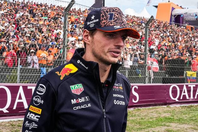 2025-08-31 F1 - Heineken Dutch GP - Grand Prix Drivers Parade ZANDVOORT, NETHERLANDS - AUGUST 31: Max Verstappen of Red Bull Racing at the Grand Prix Drivers Parade during F1 - Heineken Dutch GP on August 31, 2025 in Zandvoort, Netherlands. Zandvoort Netherlands Content not available for redistribution in The Netherlands directly or indirectly through any third parties. Copyright: xAndrexWeeningx