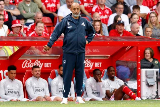 Nottingham Forest v West Ham United - Premier League Nuno Espirito Santo Head Coach of Nottingham Forest on the side line during the Premier League match between Nottingham Forest and West Ham United at City Ground on August 31, 2025 in Nottingham, England. Nottingham City Ground England United Kingdom Copyright: xNigelxFrench Sportsphoto APLx 14134259