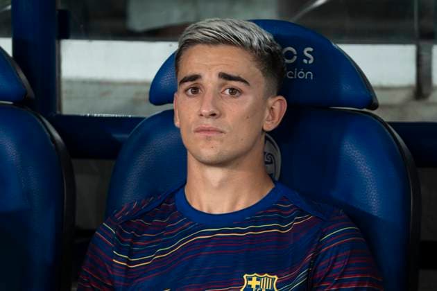 Levante UD vs FC Barcelona, Barca - J2 LaLiga EA Sports - 23 08 2025 Pablo Paez Gavira Gavi of FC Barcelona on the bench during the LaLiga EA Sports match between Levante UD and FC Barcelona at Ciutat de Valencia stadium on August 23, 2025 in Valencia, Spain. BARCELONA Copyright: xPGSxPhotoxAgencyx