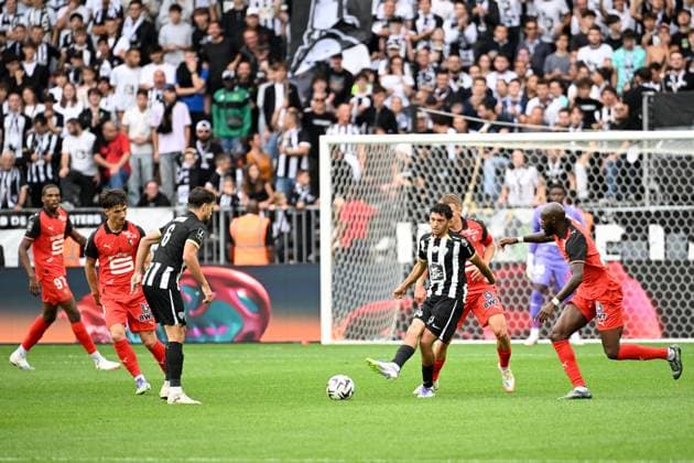 Angers SCO v Stade Rennais FC - Ligue 1 McDonald s 2025 2026 14 Yassin BELKHDIM (sco) during the Ligue 1 McDonald s match between Angers and Rennes at Stade Raymond Kopa on August 31, 2025 in Angers, France. Angers France  Copyright: xFEPx 776348120