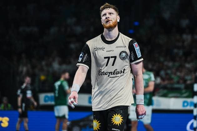 31.08.2025, xlakx, Handball Daikin HBL, Fuechse Berlin - Bergischer HC v.l. Johannes Wasielewski (Bergischer HC) enttaeuscht, schaut enttaeuscht, niedergeschlagen, disappointed Berlin
