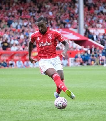 Callum Hudson Odoi of Nottingham Forest seen in action during the Premier league football match between Nottingham Forest and West Ham Utd at City Ground in Nottingham. Copyright: xPaulxBonser SportsxPressxPhotox Sportspressphoto_SPR18973