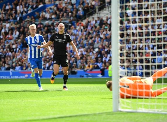 Brighton and Hove Albion v Manchester City Premier League 31 08 2025. Copyright: xJeffxMoodx PSI-22734-0047