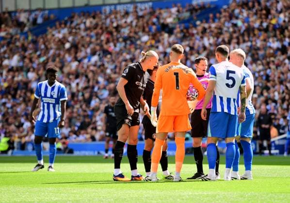 Brighton and Hove Albion v Manchester City Premier League 31 08 2025. Copyright: xJeffxMoodx PSI-22734-0049