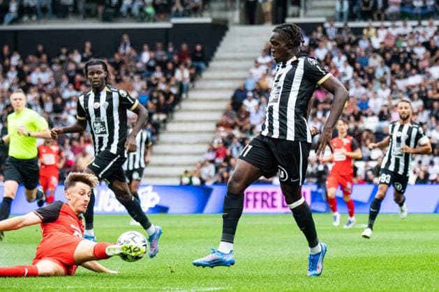 FOOTBALL : SCO Angers vs Stade Rennais - Ligue 1 - JournÃ e 3 - 31 08 2025 Sidiki Cherif (ANGERS SCO) AngersFrance  Copyright: xBaptistexAutissierx