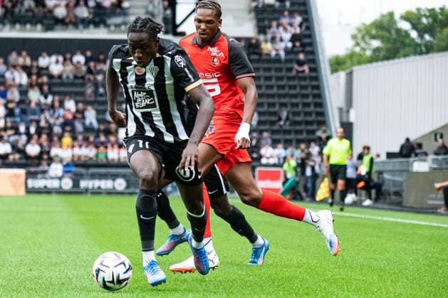 FOOTBALL : SCO Angers vs Stade Rennais - Ligue 1 - JournÃ e 3 - 31 08 2025 Sidiki Cherif (ANGERS SCO) AngersFrance  Copyright: xBaptistexAutissierx