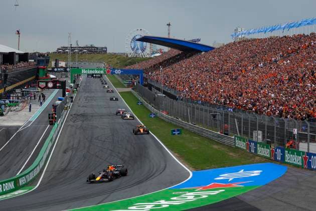 F1 - DUTCH GRAND PRIX 2025 01 VERSTAPPEN Max (nld), Red Bull Racing RB21, action during the 2025 Formula 1 Heineken Dutch Grand Prix, 15th round of the 2025 FIA Formula One World Championship, WM, Weltmeisterschaft from August 29 to 31, 2025 on the Zandvoort Circuit, in Zandvoort, Netherlands - ZandvoortNetherlands  Copyright: xFLORENTxGOODENx