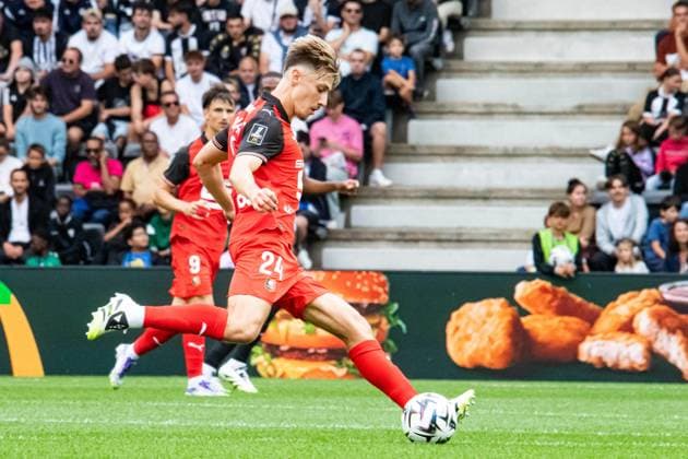 FOOTBALL : SCO Angers vs Stade Rennais - Ligue 1 - JournÃ e 3 - 31 08 2025 Anthony Rouault (Stade Rennais) AngersFrance  Copyright: xBaptistexAutissierx