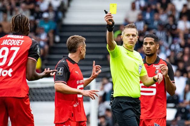 FOOTBALL : SCO Angers vs Stade Rennais - Ligue 1 - JournÃ e 3 - 31 08 2025 Marc Bollengier (Arbitre Central) AngersFrance  Copyright: xBaptistexAutissierx