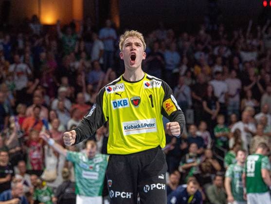 Handball, Herren, Saison 2025 2026, DAIKIN Handball-Bundesliga (1. Spieltag), Füchse Berlin - Bergischer HC, Torhüter Lasse Ludwig (Füchse Berlin), 31.08.2025, Copyright: xSebastianxRäppold MatthiasxKochx