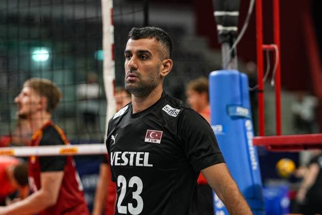 Muhammed Kaya (TUR) during 2025 FIPAV Cup Men - Turkiye vs Germany, International volleyball match in Turin, Italy, August 31 2025  Copyright: xSilvanoxMarcoxCesario IPAxSportx xipa-agency.netx xx IPA_63770684 IPA_Agency_IPA63770684