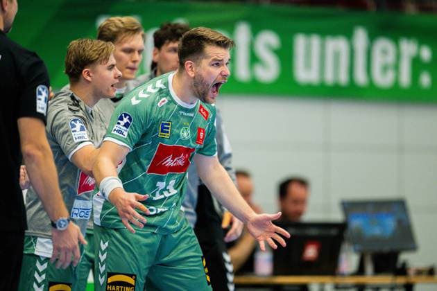 31.08.2025 - Handball, 2025 2026, 1. Bundesliga, 1. Spieltag, GWD Minden - Frisch auf Göppingen: Ian Weber (Minden)