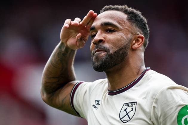 Premier League Nottingham Forest v West Ham United Callum Wilson of West Ham United celebrates his goal to make it 0-3 during the Premier League match Nottingham Forest vs West Ham United at City Ground, Nottingham, United Kingdom, 31st August 2025 (Photo by Alfie Cosgrove News Images) Nottingham City Ground Nottinghamshire United Kingdom Copyright: xAlfiexCosgrove NewsxImagesx