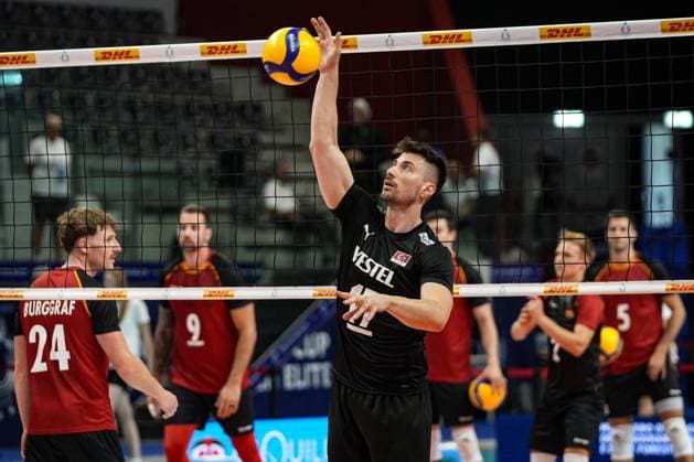 VOLLEY - Internazionali - 2025 FIPAV Cup Men - Turkiye vs Germany YenPhoto by IPA ABACAPRESS.COMzar Murat (TUR) in action during 2025 FPhoto by IPA ABACAPRESS.COMV Cup Men - Turkiye vs Germany, International volleyball match in Turin, Italy, August 31 2025 Turin Italy  Copyright: xIPAxSport ABACAx