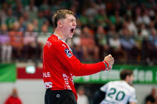 31.08.2025 - Handball, 2025 2026, 1. Bundesliga, 1. Spieltag, GWD Minden - Frisch auf Göppingen: Julian Buchele (Göppingen)