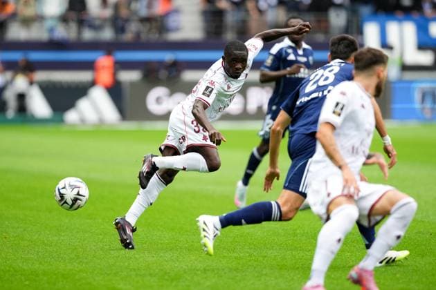 Paris FC v FC Metz - Ligue 1 McDonald s 2025 2026 39 Koffi-Franck KOUAO (fcm) during the Ligue 1 McDonald s match between Paris and Metz at Stade Jean Bouin on August 31, 2025 in Paris, France. Paris France  Copyright: xFEPx 776348116