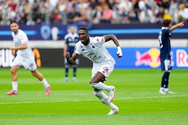 Paris FC v FC Metz - Ligue 1 McDonald s 2025 2026 38 Sadibou SANE (fcm) during the Ligue 1 McDonald s match between Paris and Metz at Stade Jean Bouin on August 31, 2025 in Paris, France. Paris France  Copyright: xFEPx 776348116