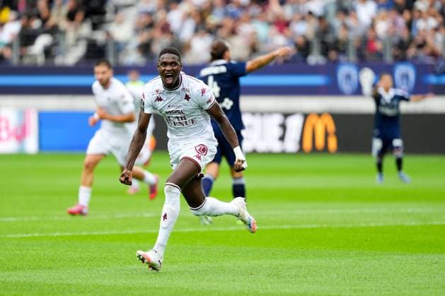 Paris FC v FC Metz - Ligue 1 McDonald s 2025 2026 38 Sadibou SANE (fcm) during the Ligue 1 McDonald s match between Paris and Metz at Stade Jean Bouin on August 31, 2025 in Paris, France. Paris France  Copyright: xFEPx 776348116