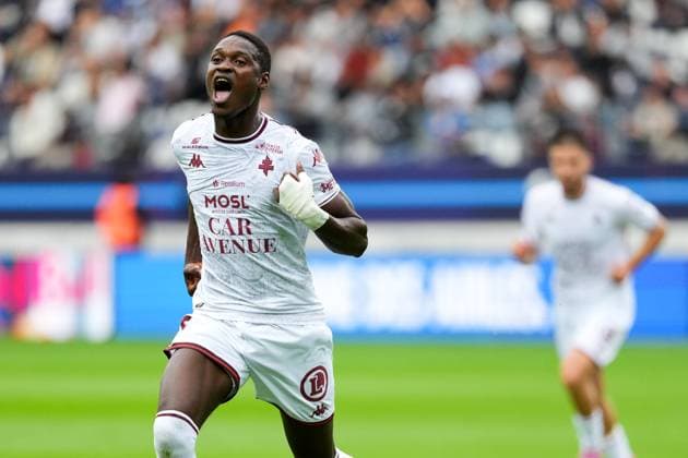 Paris FC v FC Metz - Ligue 1 McDonald s 2025 2026 38 Sadibou SANE (fcm) during the Ligue 1 McDonald s match between Paris and Metz at Stade Jean Bouin on August 31, 2025 in Paris, France. Paris France  Copyright: xFEPx 776348116