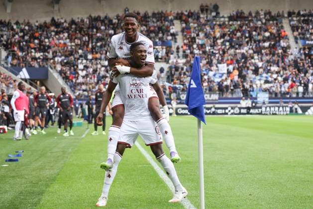 FOOTBALL : Paris FC Vs FC Metz - Ligue 1 - 31 08 2025 Joie - But de Sadibou Sane (FC Metz) - Idrissa Gueye (FC Metz) ParisFrance  Copyright: xMichtofx