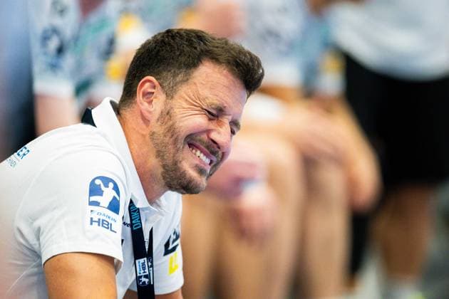 31.08.2025 - Handball, 2025 2026, 1. Bundesliga, 1. Spieltag, GWD Minden - Frisch auf Göppingen: Ben Matschke (Trainer - Göppingen)