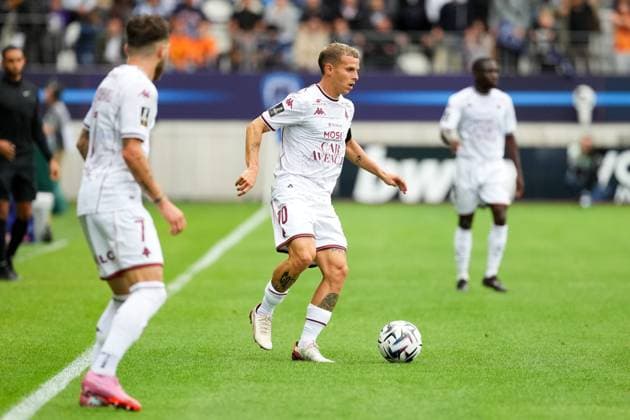 Paris FC v FC Metz - Ligue 1 McDonald s 2025 2026 10 Gauthier HEIN (fcm) during the Ligue 1 McDonald s match between Paris and Metz at Stade Jean Bouin on August 31, 2025 in Paris, France. Paris France  Copyright: xFEPx 776348116